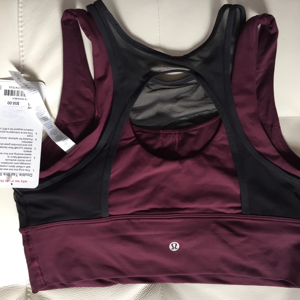 NWT DKAD LULULEMON DOUBLE TAP BRA - - Size 10 - Picture 2 of 5